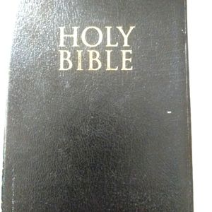 Black Leather Bond Bible King James Version